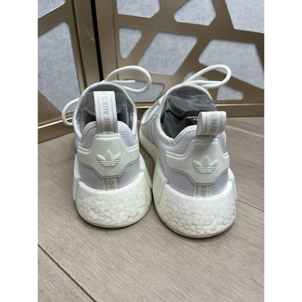 Adidas NMD_R1 refind J PRIMEBLUE Cloud White Big girls 5 youth sneakers shoes